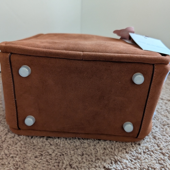 House of Little Bunny Brown Suede (PU) Treasure De Reve Bag 22 - Picture 5 of 7